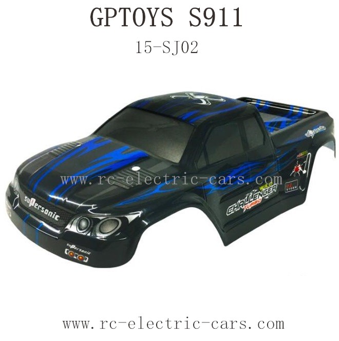 GPTOYS S911 Parts Car Shell Blue