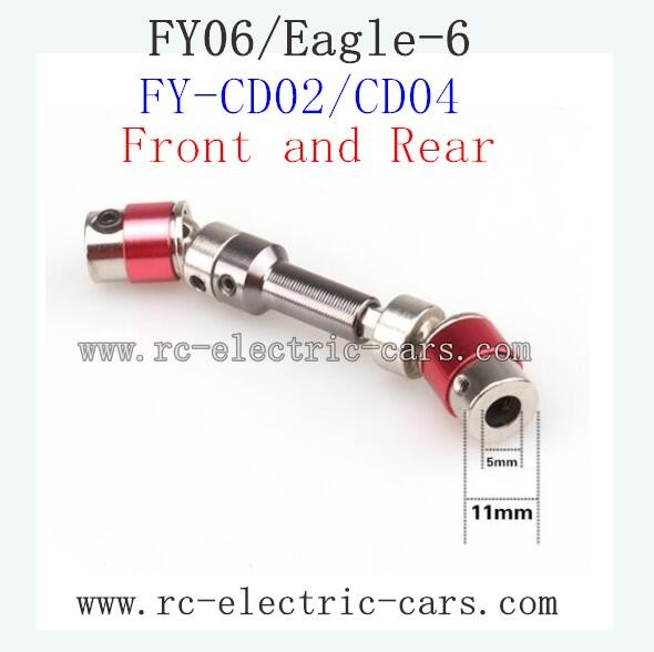 FEIYUE Eagle-6 Car Upgrade parts-Wheel Transmission FY-CD02 FY-CD04 Red
