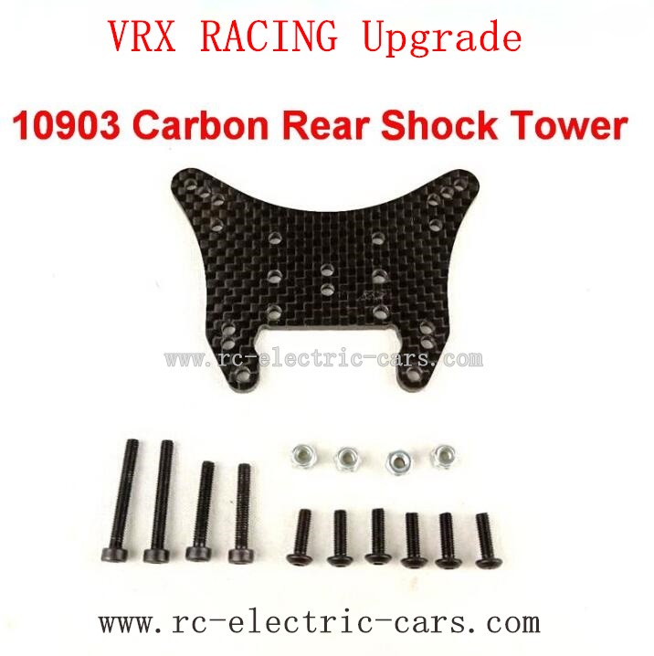 VRX RACING Upgrade Parts-Carbon Rear Shock Tower 10903