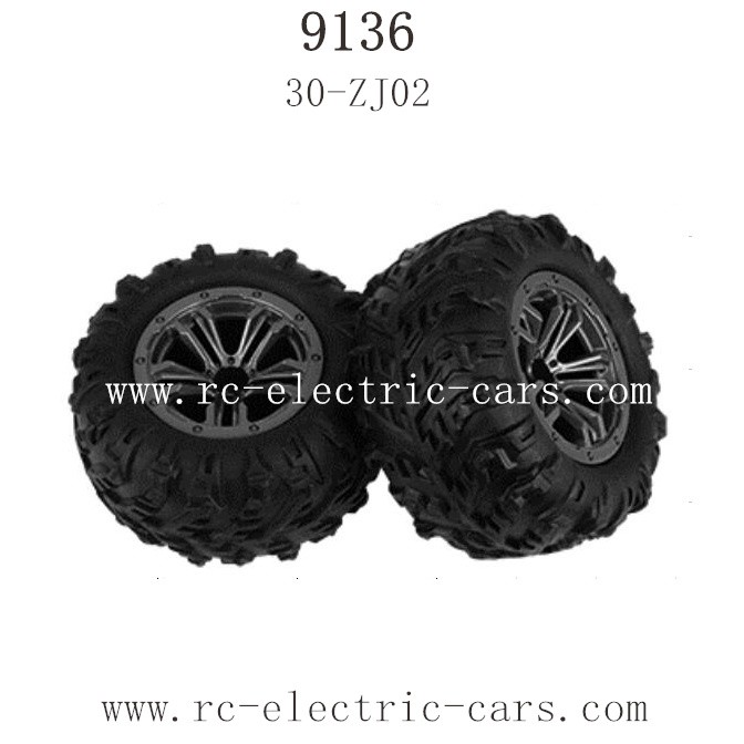 XINLEHONG TOYS 9136 Parts-Tire 30-ZJ02