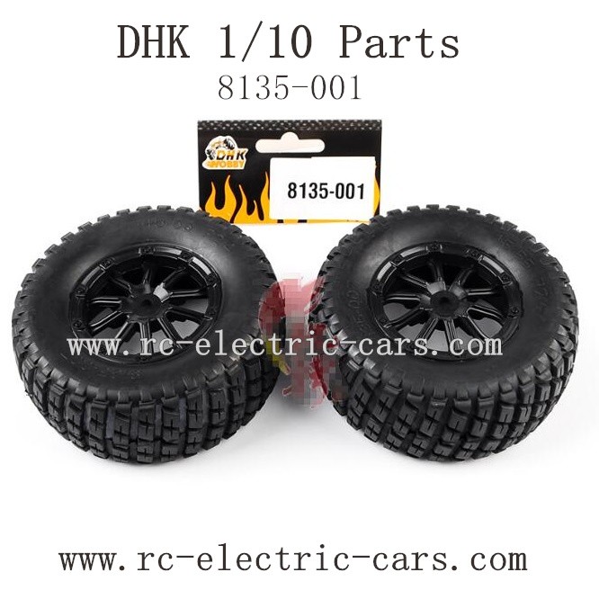 DHK HOBBY 8135 Parts-Wheels 8135-001