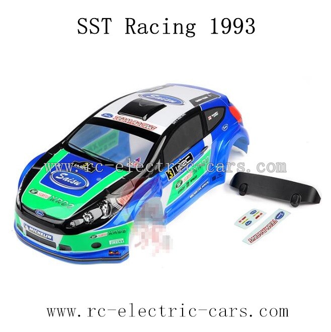 SST Racing 1/9 Car Parts-PVC Color Car Shell
