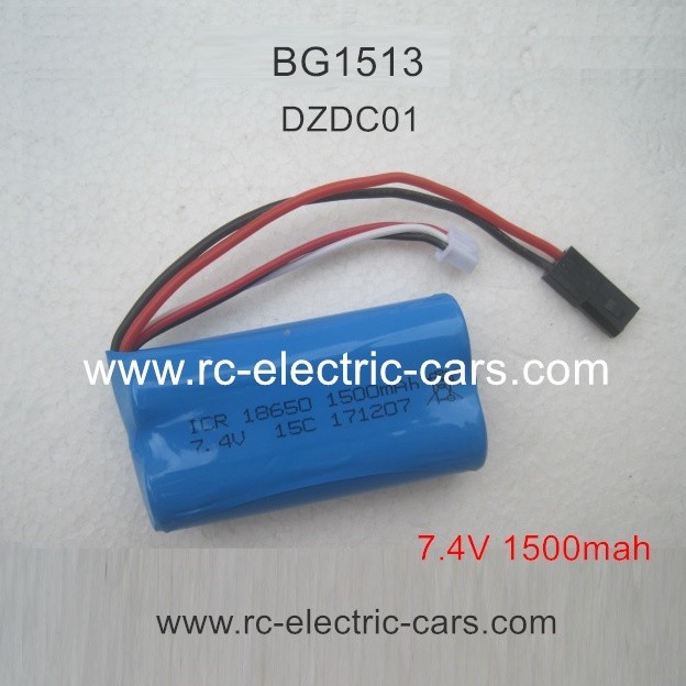 Subotech BG1513 Parts Battery DZDC01 7.4V 1500mAh