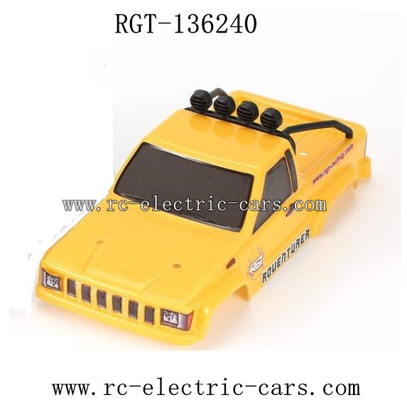 RGT Adventurer 136240 Parts-Car Body Shell Yellow