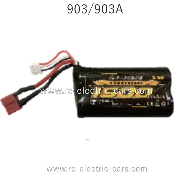 HBX 903 VANGUARD RC Truck Parts Li-ion Battery 7.4V 1500mAh 90129