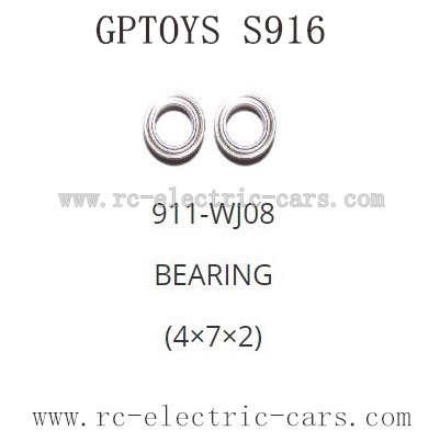 GPTOYS S916 Parts BEARING 911-WJ08