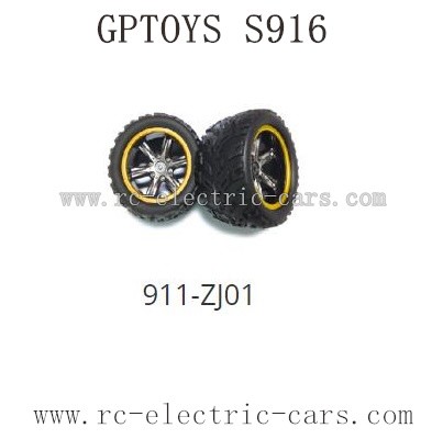 GPTOYS S916 Parts Tire 911-ZJ01