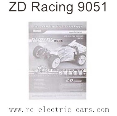 ZD Racing 9051 Parts-English Manual