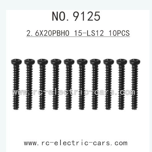 XINLEHONG Toys 9125 parts-Round Headed Screw 15-LS12