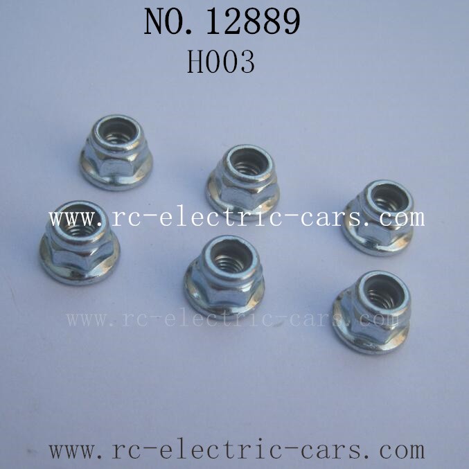 HBX 12889 Thruster parts M4 Flange Lock Nut H003