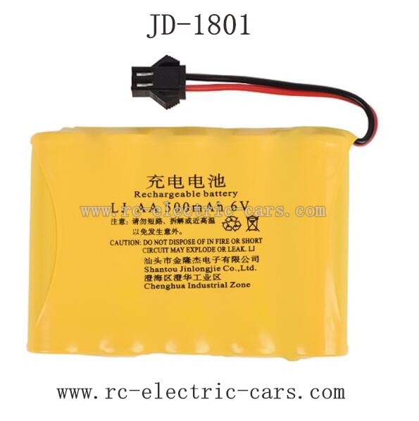 JDRC JD-1801 Parts NI-CD 6V 500mAh Battery