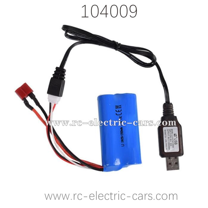 WLTOYS 104009 Speed Racer RC Car Parts Battery