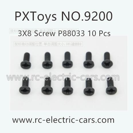 PXToys 9200 RC Car Parts-Screws P88033