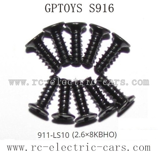 GPTOYS S916 Car Parts Screws 911-LS10