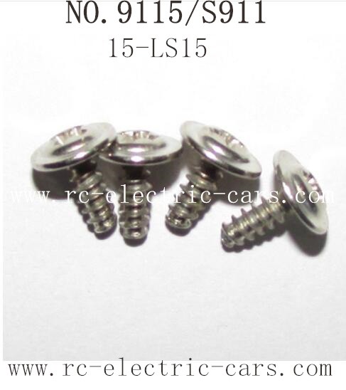 Xinlehong toys 9115 S911 Parts Round Headed Screw 15-LS15