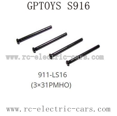 GPTOYS S916 Car Parts Screws 911-LS16