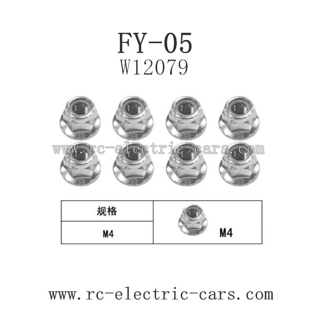 FEIYUE FY-05 parts-Nut M4 W12079