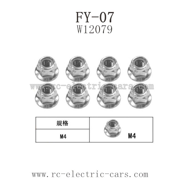 FEIYUE FY-07 Parts-Nut M4 W12079