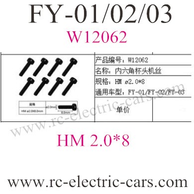 FEIYUE FY-01 FY-02 FY-03 Car head Screws