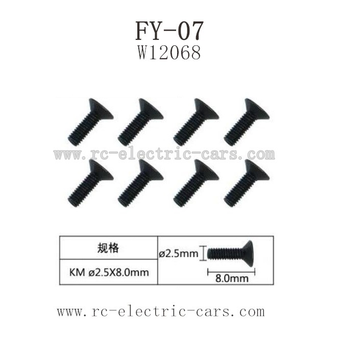 FEIYUE FY-07 Parts-Hexagonal Flat Head Screw W12068