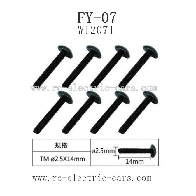 FEIYUE FY-07 Parts-Hexagonal Flat Head Screw W12071