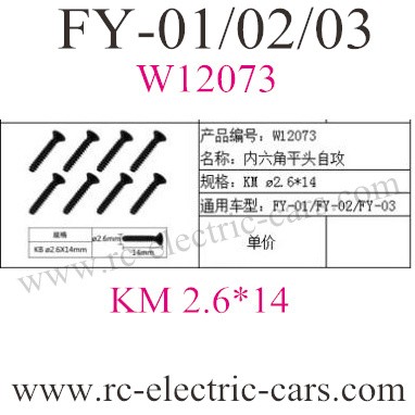 FEIYUE FY-01 FY-02 FY-03 Car Screws W12073