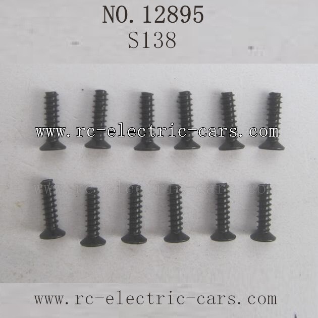 HBX 12895 Transit Parts-Countersunk Self Tapping Screw S138