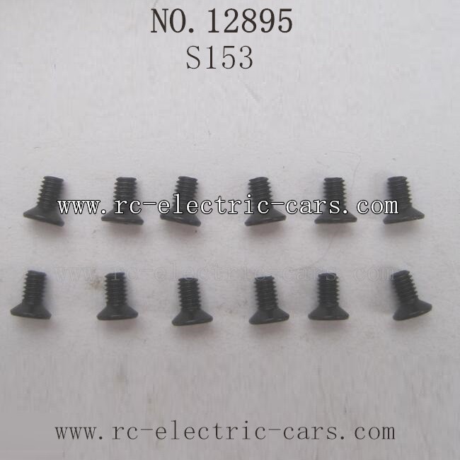 HBX 12895 Transit Parts-Countersunk Screw S153