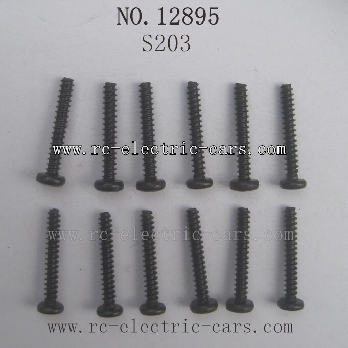 HBX 12895 Transit Parts-Round Head Self Tapping Screw S203