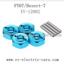 Feiyue FY07 Car Upgrade parts-Metal Hexagon Set