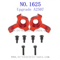 REMO 1625 Upgrade Parts-Steering blocks Alloy RED