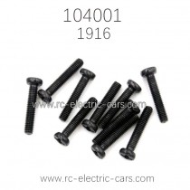 WLTOYS WL-TECK 104001 Parts 1916 Phillips round head machine Screw