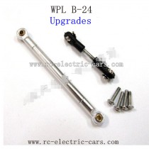 WPL B24 GAz-66 Upgrades-Silver Metal Connect Rod and Silver Metal Ball Head