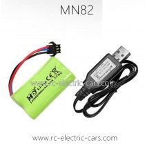 MN MODEL MN82 RC Car Parts USB Charger and Battery