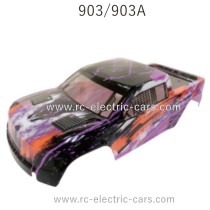 HBX 903 VANGUARD RC Truck Car Body Shell Purple 90133