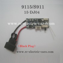 XinLeHong Toys 9115 Parts Circuit Board 15-DJ04 Black Plug