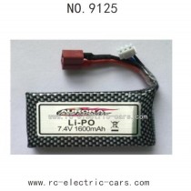 XINLEHONG Toys 9125 parts-Battery 7.4V 1600mAh 25-DJ02