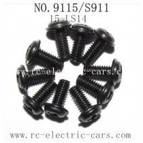 Xinlehong toys 9115 S911 parts Screw 15-LS14