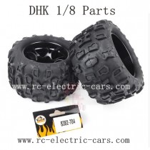 DHK HOBBY 8384 8382 Parts-Wheels 8382-704