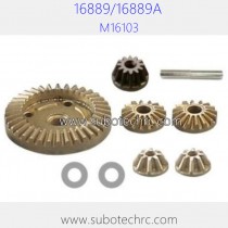 HAIBOXING 16889A Brushless Upgrade Parts Metal Diff. Gears+Diff. Pinions+Drive Gear M16103