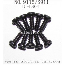 Xinlehong toys 9115 S911 Parts Round Headed Screw 15-LS04