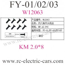 FEIYUE FY-01 FY-02 FY-03 Car Hexagon head screws