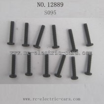 HBX 12889 Thruster parts Round Head Screw 3X16mm S095 12pcs
