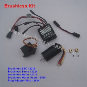 HBX 12813 Survivor MT Upgrade Brushless Kit