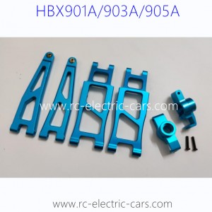 HBX 901A 903A 905A Upgrade Parts Metal Rear Swing Arm kit with Wheel Cups Blue