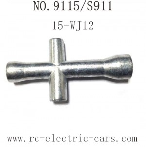 Xinlehong toys 9115 S911 parts-Hexagon Nut Wrench 15-WJ12