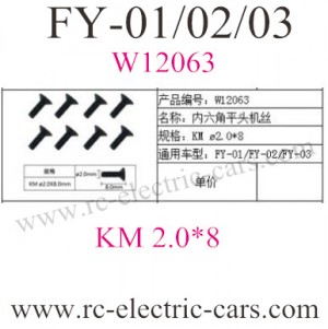 FEIYUE FY-01 FY-02 FY-03 Car Hexagon head screws