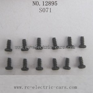 HBX 12895 Transit Parts-Round Head Self Tapping Screw S071