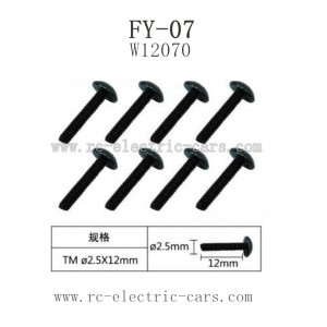 FEIYUE FY-07 Parts-Hexagonal Flat Head Screw W12070