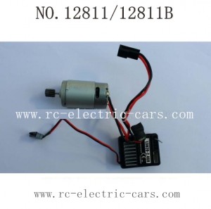 haiboxing HBX 12811B parts-Motor and ESC Complete